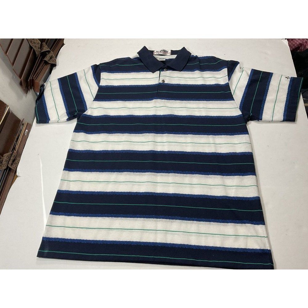 Slammer By Munsingwear Vintage 1980’s  Golf Polo - Size Large - Made In USA